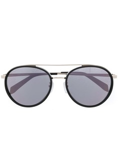 Zadig&Voltaire солнцезащитные очки-авиаторы в круглой оправе