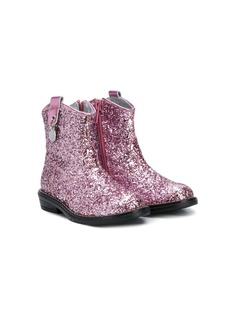 Monnalisa ботильоны с блестками