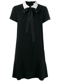 Red Valentino платье-футболка с воротником