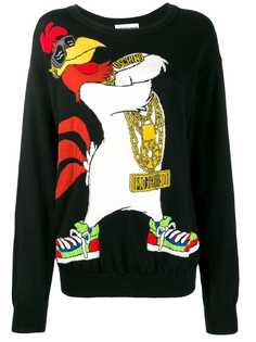 Moschino Pre-Owned свитер Looney Tunes Foghorn Leghorn