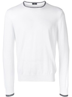 Fay джемпер с контрастной отделкой