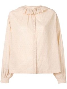 Masscob рубашка с рюшами на воротнике