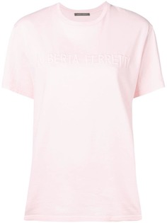 Alberta Ferretti футболка с логотипом