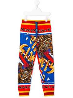 Dolce & Gabbana Kids спортивные брюки Glam с принтом