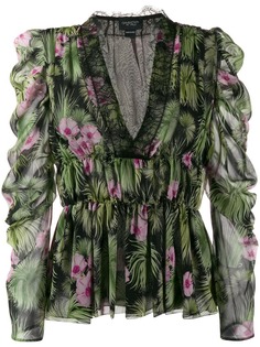 Alexandre Vauthier блузка с оборками
