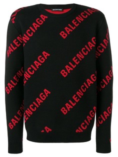 Balenciaga джемпер с логотипом