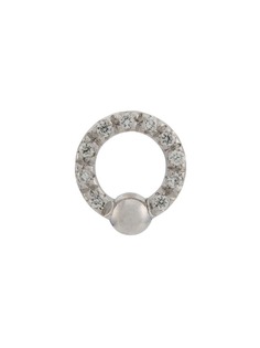 Delfina Delettrez 18kt white gold Two In One diamond earring