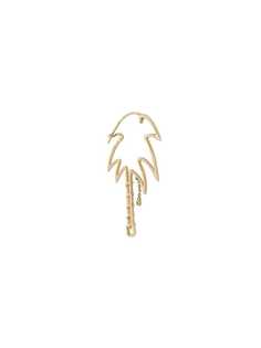 Yvonne Léon 9kt gold and diamond Palm Tree earring