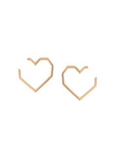 Aliita золотые серьги в форме сердца