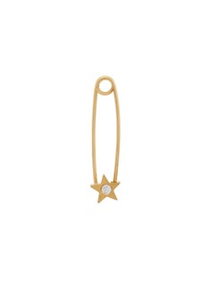 Eye M By Ileana Makri 10kt yellow gold Safety Star diamond earring