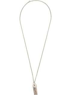 Tobias Wistisen stone bar pendant necklace