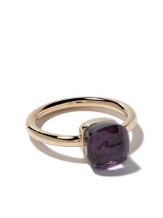 Pomellato 18kt rose & white gold small Nudo amethyst ring