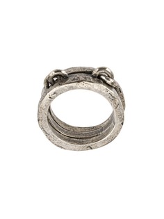 Tobias Wistisen кольцо с цепочными деталями