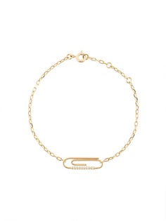 Aurelie Bidermann браслет Paperclip с бриллиантами