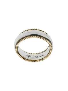 Ugo Cacciatori кольцо с плетеными ободками с обеих сторон