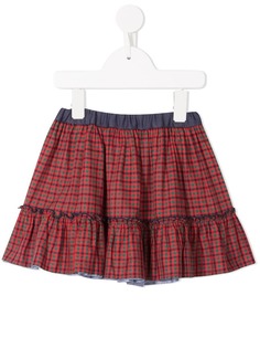 Familiar платье в клетку с бантом