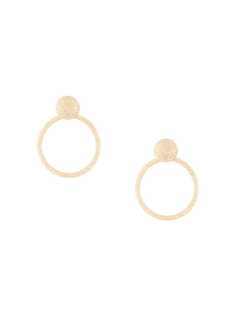 Carolina Bucci florentine finish small round door knocker earrings
