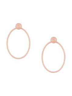 Carolina Bucci florentine finish large oval door knocker earrings
