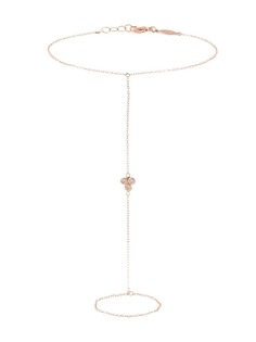 Jacquie Aiche браслет-кластер на палец с 3 бриллиантами