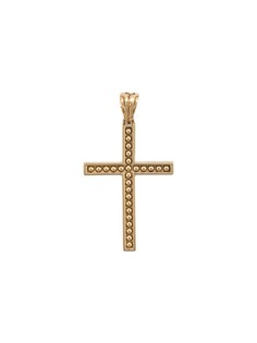 John Hardy 18kt yellow gold Jawan cross pendant