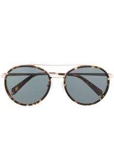 Zadig&Voltaire солнцезащитные очки-авиаторы в круглой оправе