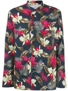 Engineered Garments куртка с цветочным гавайским принтом
