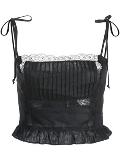 Reformation укороченный топ Mason