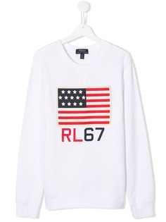 Ralph Lauren Kids толстовка с принтом