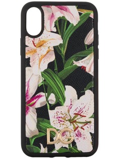Dolce & Gabbana чехол для iPhone X с цветочным принтом