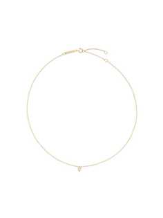 Zoë Chicco 14kt yellow gold teardrop diamond chain necklace