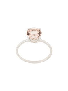 Natalie Marie 14kt white gold precious morganite ring