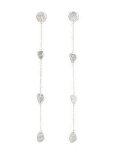 Meadowlark pebble chain drop earrings
