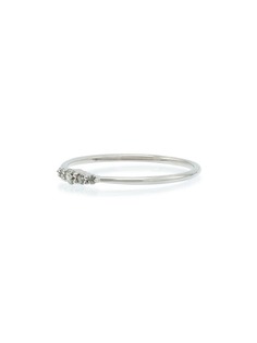 Rosa De La Cruz 18k white gold five diamond ring