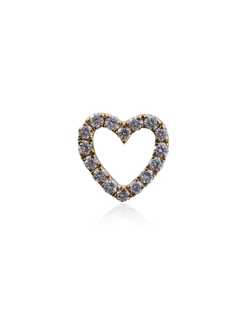 Loquet кулон в форме сердца с бриллиантами