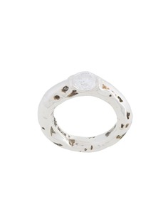 E.M. кольцо со вставкой из циркония