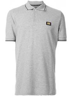 Love Moschino рубашка-поло с металлическим логотипом