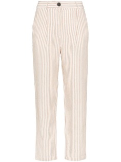 Mara Hoffman брюки Dita в полоску