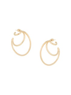 Meadowlark triple hoop earrings