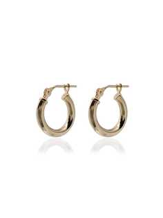 Loren Stewart 14kt gold huggie hoop earrings