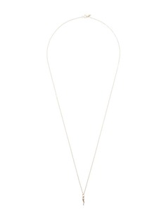 Loren Stewart 14K gold horn charm necklace