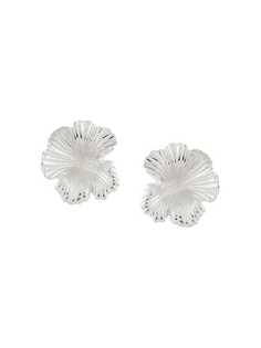 Meadowlark large coral earrings