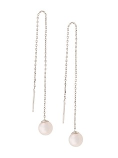Redline 14kt white gold Sensuelle akoya pearl chain earrings