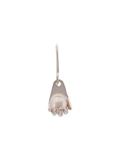 Vibe Harsløf Hand & Pearl earring