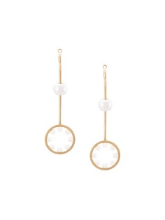 Delfina Delettrez 18kt Yellow Gold bubble pearl earring