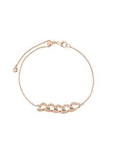 Astley Clarke 14kt rose gold Vela diamond bracelet