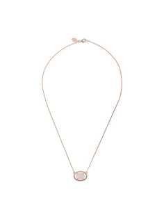 V Jewellery oval quartz necklace