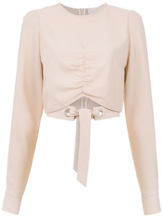 Framed Cracker long sleeved cropped top