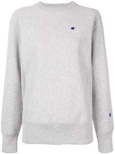Champion флисовый пуловер с начесом