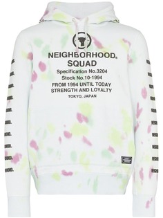 Neighborhood худи с принтом тай-дай и логотипом