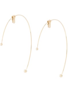 Y/Project полукруглые серьги-кольца